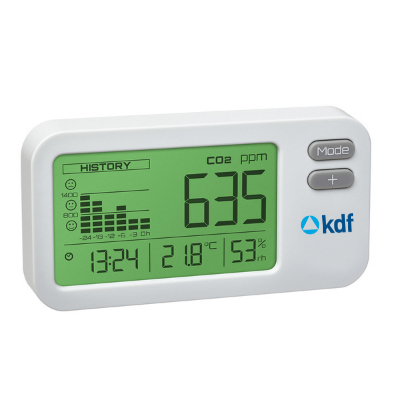 KDF-CO2-AQ1 Air Quality Monitor NDIR green