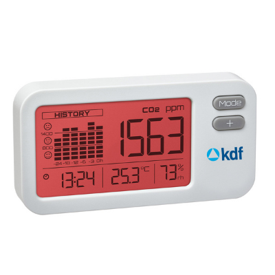 KDF-CO2-AQ1 Air Quality Monitor NDIR red