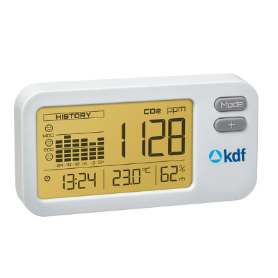 KDF-CO2-AQ1 Air Quality Monitor NDIR yellow