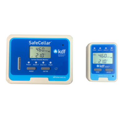 KDF SafeCellar Monitor and Repeater