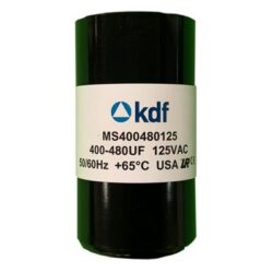 KDF Motor Start Capacitor MS400480125 Mallory 92A460B125BD4A