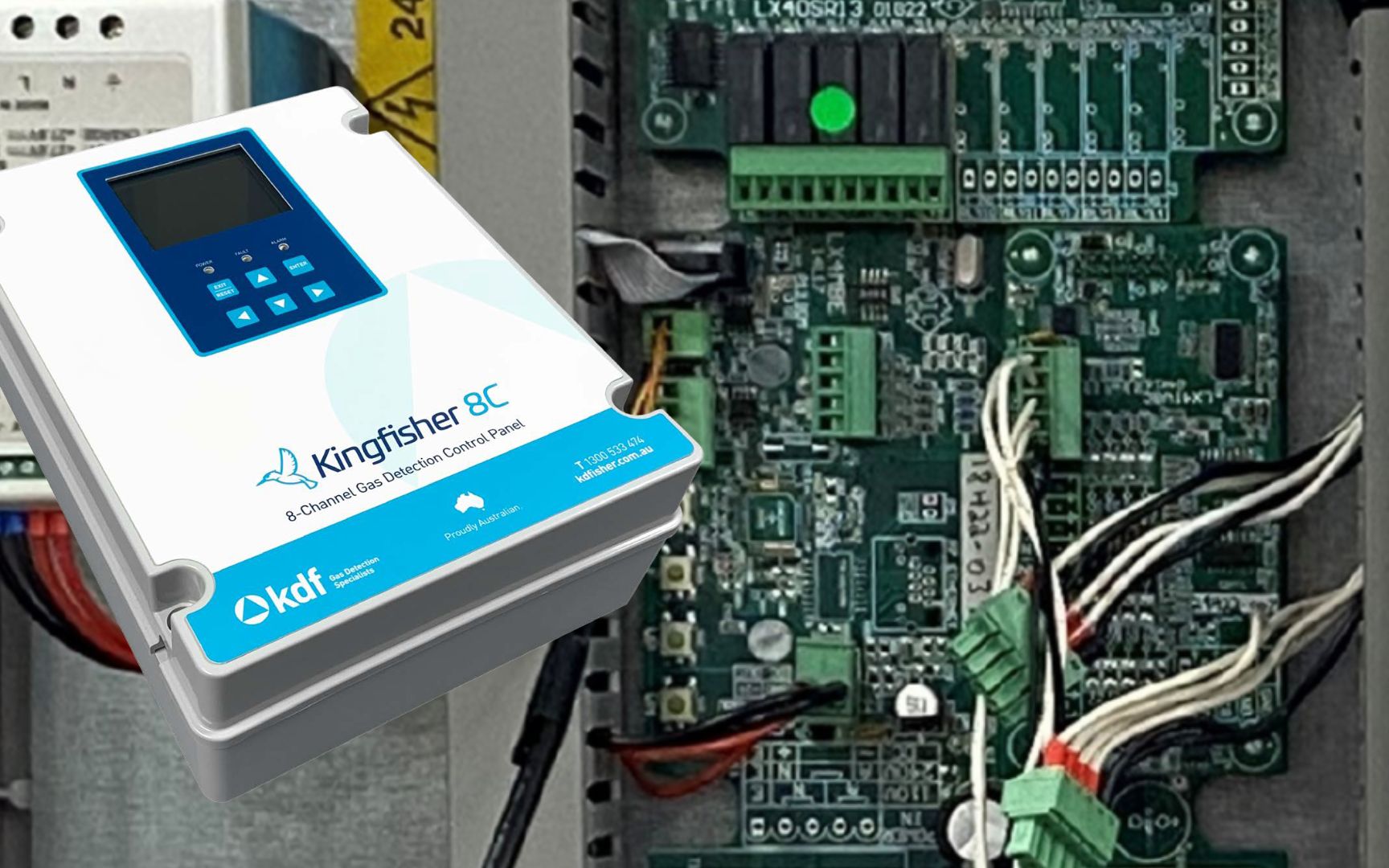 Kingfisher gas detection control panel